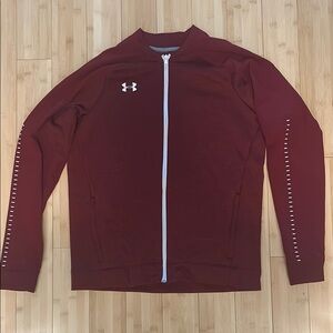 Under Armour Maroon Full-Zip Jacket